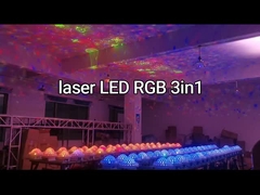 Kapalı Tiyatro Sahne Aydınlatması için Düşük Güç 25w Led Efekt Işık RGB DJ Sahne Işıkları