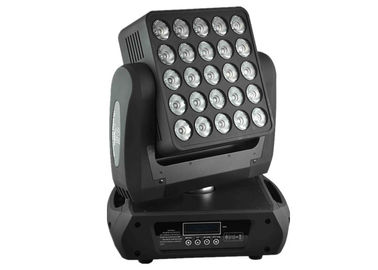 Top 1 Daire 25 x 12w Yüksek Lümen Amerikan CREE, RGBW Karıştırma LED&#39;i Hareketli Baş Işığı / Kare DJ Hareketli Baş Işığı