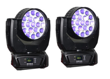 Küçük Sahne Aydınlatma 19 * 12W Işın LED Hareketli Kafa Işık / LED Spot Hareketli Kafalar