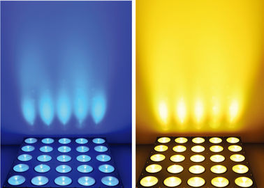 Yüksek Lümenli DJ Sahne Işıkları 25&#39;li RGB 3&#39;ü 1 Panelli LED Matrix Aydınlatma