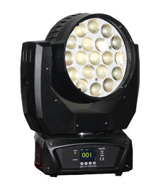 540°Pan 270°Tilt 19 adet 12W RGBW 4in1 LED Hareketli Kafa Işığı Yakınlaştırma Yıkama Hareketli Kafa Işığı