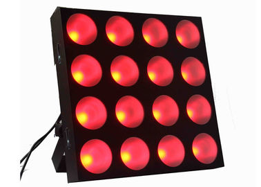 Led Blinder Matrix Disco Stage Dj Lighting Equipment , Dmx Led Stage Lights 4 X 4 30w Rgb 3 In 1
