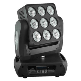 High Brithness 9 X 12 W RGBW LED Moving Head Light Wash Sharpy Beam Matrix Lights