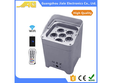 DMX Flat Wireless LED Par Cans Light RGBW 4 In1 With Remote Control