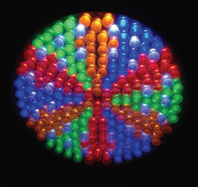 Battery Powered RGBAW Led Wedding Light / Led Slim Led Par 198pcs * 10mm