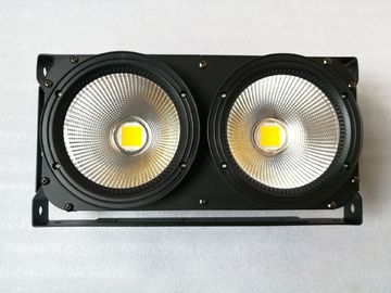 Saf Beyaz COB LED 2 Gözler DMX Tiyatro Sahne Aydınlatma 100 Watt / 200 Watt