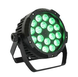 4 inç İnce LED Par Can Sahne Işık 18 X 12W Işın Açısı 45 ° ile