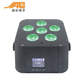 Dj sahne ışık pil quad rgbwa uv 6in1 par ışık için 6x18 w pil kablosuz dmx led uplight düğün