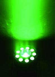 Renk Karıştırma DMX RGB Kapalı LED Düz Par Işık 9 * 3W +1 * 30W IP20