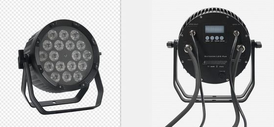 18pcs 12W IP65 Su geçirmez Dış LED Par Etkinlikler için RGBWA UV 6in1