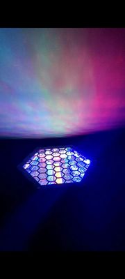 RGB Strob Matrix Led Retro Lights keskin yıkama strob yardımcı ışık Hexagun ışık