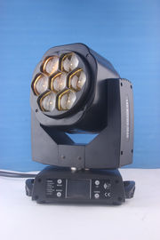 Dj Gece Kulübü Başkanı Işık Hareketli LED DMX 512 7 * 15 w Rgbw 60,000 Saat Ömrü