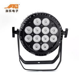 12 ADET RGBWA + UV Düz Pil LED Par Işık Ses Aktif Kontrol Modu CRI 85