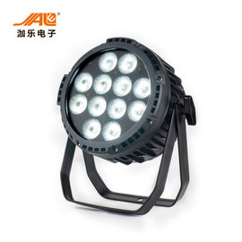 12 ADET RGBWA + UV Düz Pil LED Par Işık Ses Aktif Kontrol Modu CRI 85