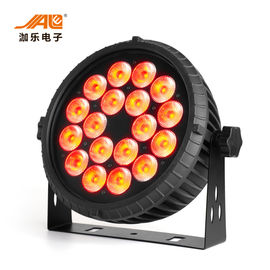 18x18w RGBWA UV 6 In 1 LED Düz Par Işık Yüksek Parlaklık DMX Kontrolü