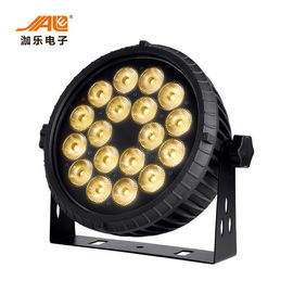 18x18w RGBWA UV 6 In 1 LED Düz Par Işık Yüksek Parlaklık DMX Kontrolü
