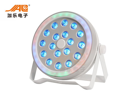 8 kanal 18 Watt DJ Sahne Işıkları RGB 3'ü 1 Arada LED Düz Par