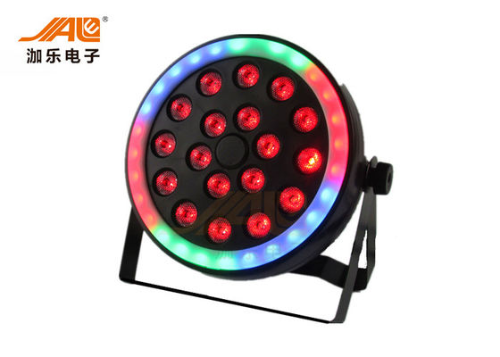 8 kanal 18 Watt DJ Sahne Işıkları RGB 3'ü 1 Arada LED Düz Par