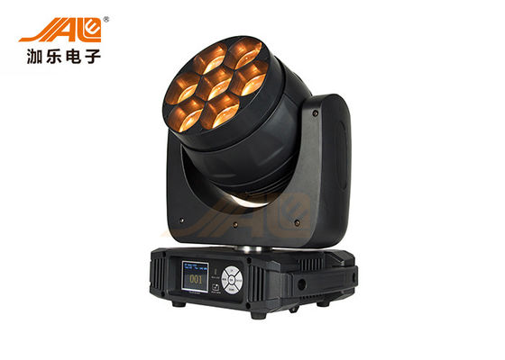 Yıkama 7x40w LED Zoom Hareketli Işık Yüksek Güçlü Yıkama Hareketli Baş Işık