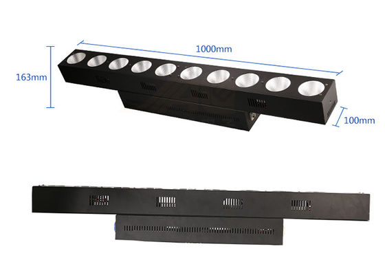 Sahne için 8 Kanal 10x10W COB RGB LED Duvar Yıkayıcı Işığı