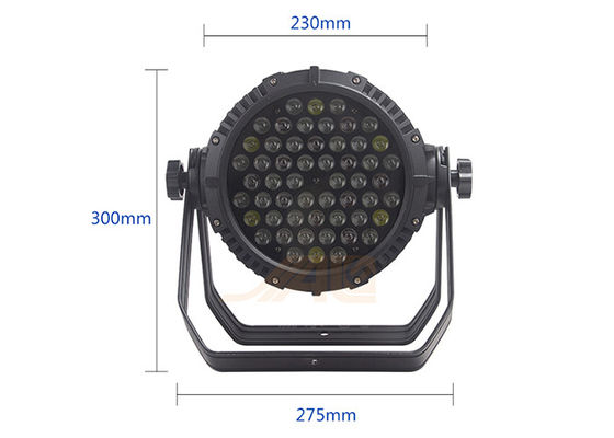13Hz 8CH 54x3W LED Sahne Par Işıkları Kendinden Tahrikli Kontrol