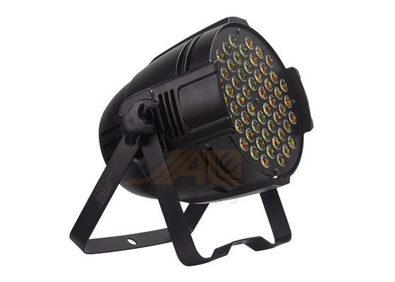 54x3w RGBW 3'ü 1 Arada LED Par Can Işıkları %100 Elektronik Karartma