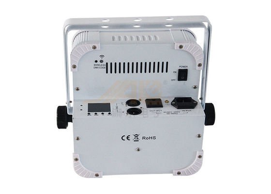 9*6w Kablosuz DMX Par Işık Yüksek Parlaklık Üç Renkli Ledler Pil Işığı