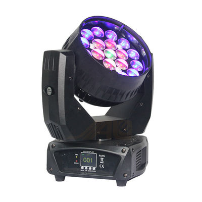 Gece Kulübü için 19 * 12W Lens 8 ° LED Hareketli Baş Işığı