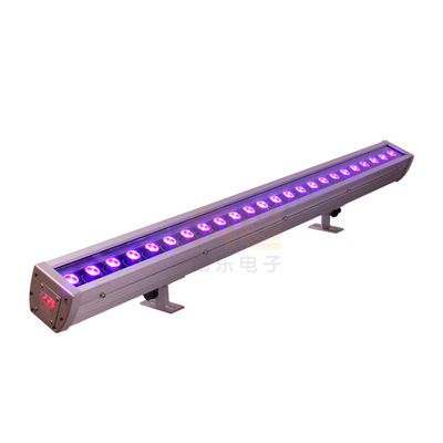 Düğün Oyunu için 24 * 3W DMX Suya Dayanıklı UV RGB LED Duvar Yıkayıcı