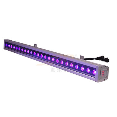 Düğün Oyunu için 24 * 3W DMX Suya Dayanıklı UV RGB LED Duvar Yıkayıcı
