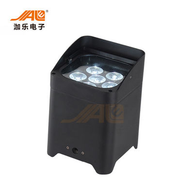 6 ADET RGBWAUV 6 1 Kablosuz LED Par Kutular Pil IRC Par Işık