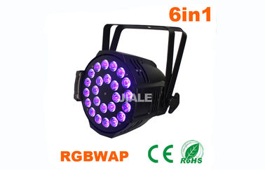 Üst 1 LED Par Can Işıkları UV 24pcs Ledli Lamba 6&#39;yı 1 Kademede Studio CE ve RoHS Aydınlatma için Aydınlatmayı Göster