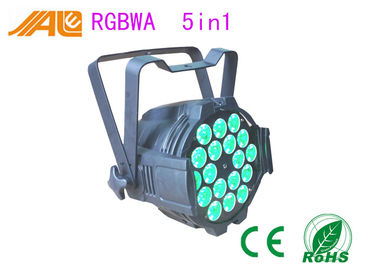 18 x 15w LED Par Can Light RGBWA 5 inç 1 Led Par 64 Işık / DJ Sahne Işını DMX 512 Kontrol