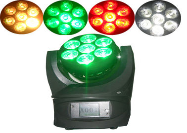 7 x 12w Gece Kulübü DJ Disco LED Hareketli Kafa Işık / Işın Hareketli Kafalar Lamba