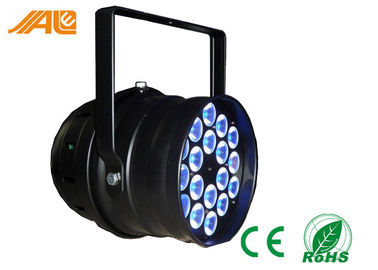 Kapalı 18 x 3w / 9w RGB 3in1 LED Par Can Işıkları Led Par 64 DMX Sahne lambası Disco için