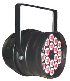 Kapalı 18 x 3w / 9w RGB 3in1 LED Par Can Işıkları Led Par 64 DMX Sahne lambası Disco için