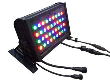 DMX Kontrol Cihazı ile 36 * 3w Tam Renkli Suya Dayanıklı RGB Duvar Duvarı Yıkama Makinesi