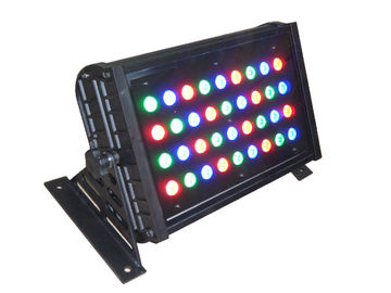 DMX Kontrol Cihazı ile 36 * 3w Tam Renkli Suya Dayanıklı RGB Duvar Duvarı Yıkama Makinesi