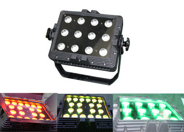 IP65 Su geçirmez 12 * 3W RGB Dış Mekan LED Duvar Washer DMX512 Disco Dj Sahne Aydınlatma
