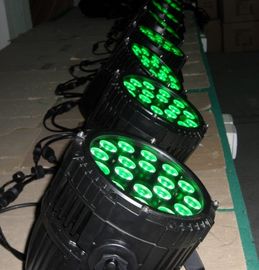 Enerji Tasarruflu Dış Mekan LED Par Light 18 x 10w RGBWA Profesyonel Sahne Aydınlatması