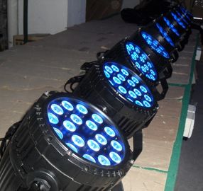 Enerji Tasarruflu Dış Mekan LED Par Light 18 x 10w RGBWA Profesyonel Sahne Aydınlatması