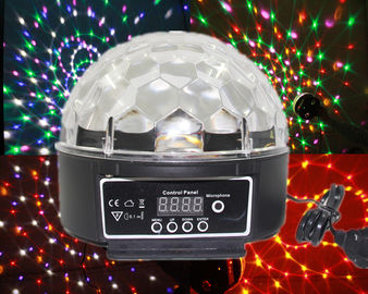 20W DMX Led Kristal Sihirli Top Işık Rgb Etkisi Disco Sahne Işık AC 110V - 250V