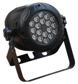 Kapalı 18 x 3W Plastik Led Par Işık Dj / Disko Sahne Işıklandırma Yüksek parlaklık