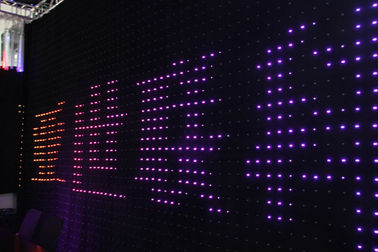 Ateşe Dayanıklı Kadife Kumaş Rgb 3 In 1 Led Sahne Animasyon Vizyon Perde Arka Plan Kapalı / Açık