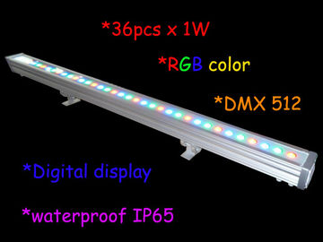 RGB Outdoor 3w 1000mm Uzunluk 36pcs duvar yıkama IP65 / Sahne Işık Decor açtı