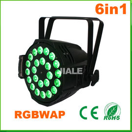 6in1 Led Par DJ Sahne Işıkları / Dmx Led Par Işık Kapalı Par 15w Rgbwa UV 24pcs Can