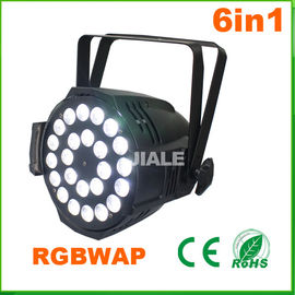 6in1 Led Par DJ Sahne Işıkları / Dmx Led Par Işık Kapalı Par 15w Rgbwa UV 24pcs Can