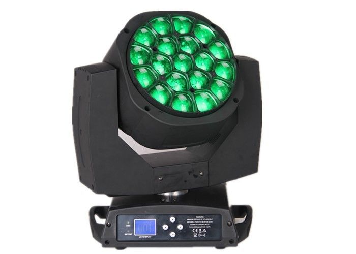 19x12 w RGBW 4in1 Zoom Led Büyük Arı Gözler Hareketli Kafa Disko Sahne Işıkları / DJ Işık sahne ışık