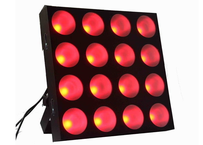 Led Blinder Matrix Disco Stage Dj Lighting Equipment , Dmx Led Stage Lights 4 X 4 30w Rgb 3 In 1