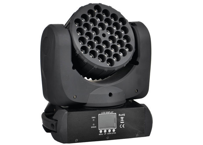 Sound Control LED Moving Head Light , RGBW Beam Wash Led Lights 36 X 3 W